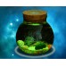 LED Moss Micro Landscape Glass Bottle Terrariumwith Succulent Vase Home Decro S   112635933720